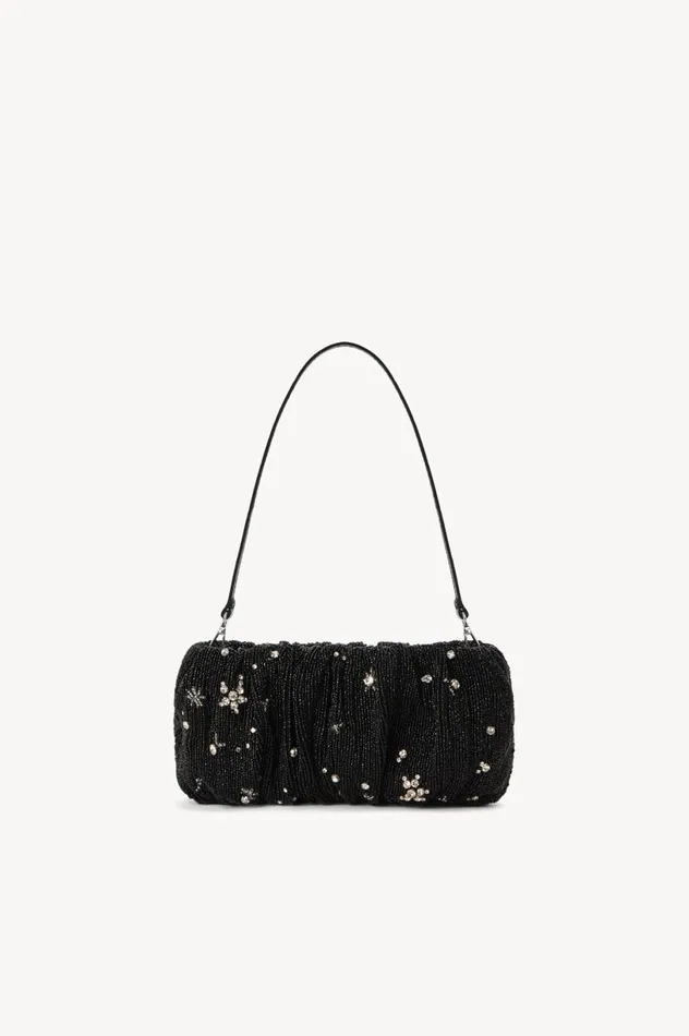 Women Shoulder STAUD BEADED BEAN BAG STARRY NIGHT