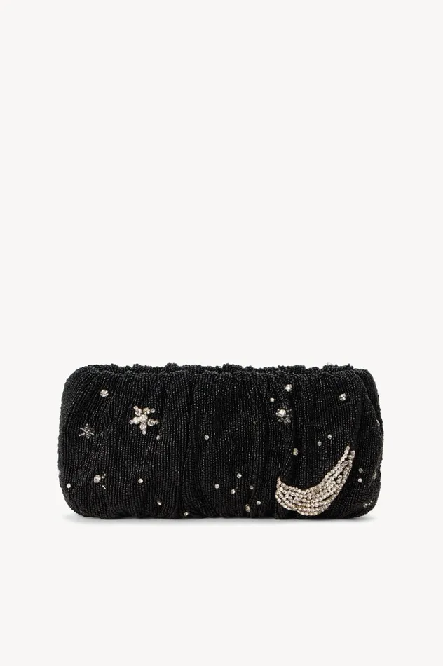 Women Shoulder STAUD BEADED BEAN BAG STARRY NIGHT Women Shoulder STAUD BEADED BEAN BAG STARRY NIGHT