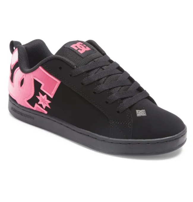 Women Sneakers DC Women039s Court Graffik Shoes Black Gradient Women Sneakers DC Women039s Court Graffik Shoes Black Gradient
