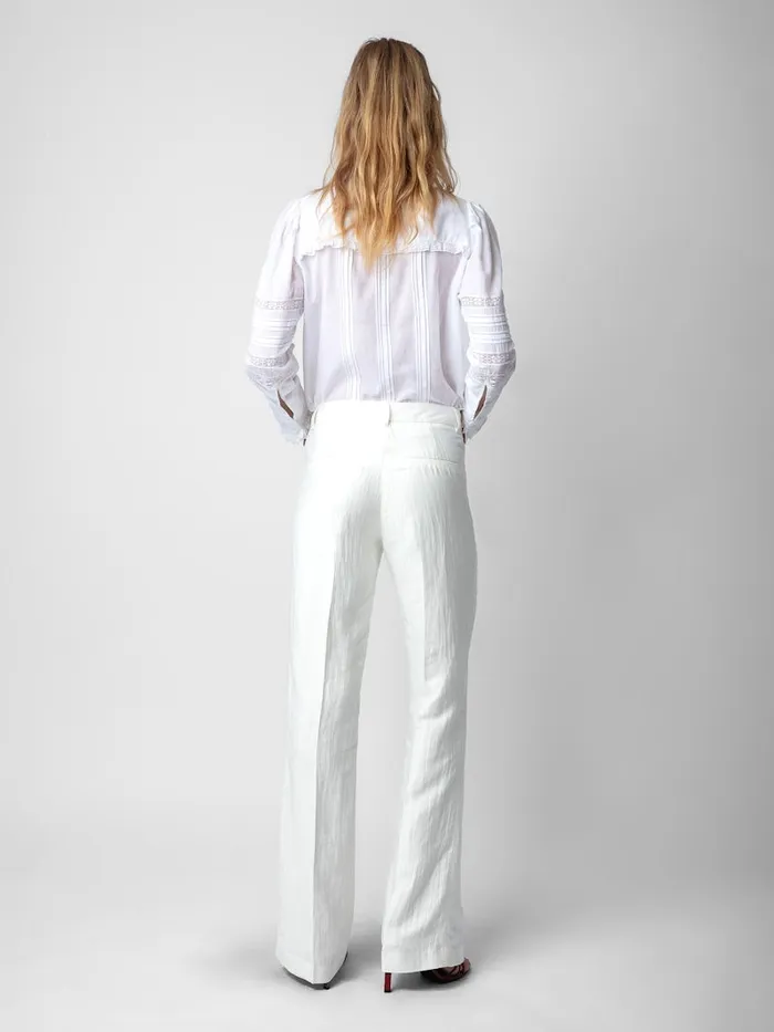 Women Zadig and Voltaire Suiting Pistol Pants White