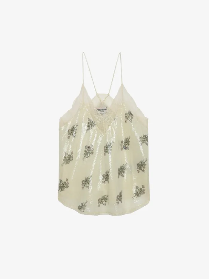 Women Zadig and Voltaire Tops and Shirts Christy Camisole Mastic