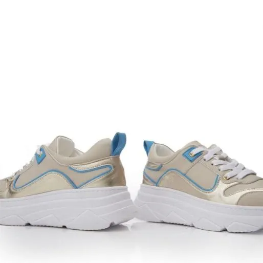 Aglow Off White Porvair Women Moda In Pelle Platform Trainers Aglow Off White Porvair Women Moda In Pelle Platform Trainers