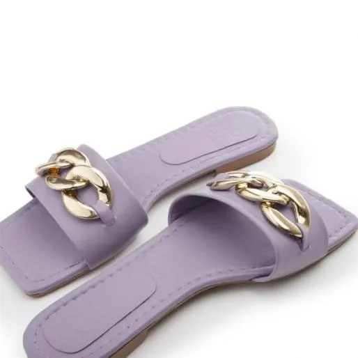 Alarna Grey Leather Women Moda In Pelle Flat Sandals Alarna Grey Leather Women Moda In Pelle Flat Sandals