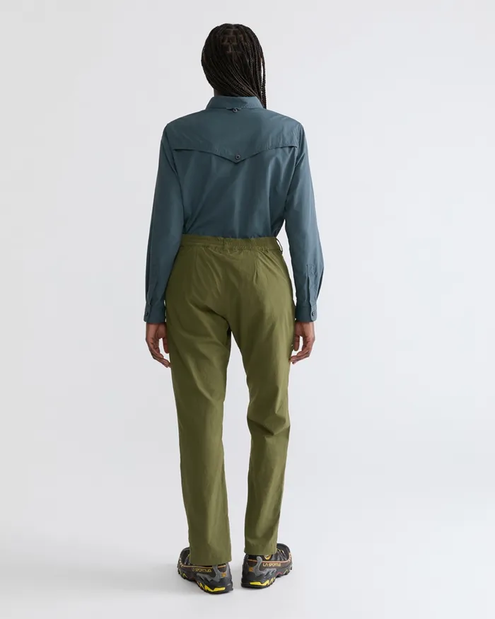Alfhild Levitend Pants Fern Green Women Klttermusen Pants
