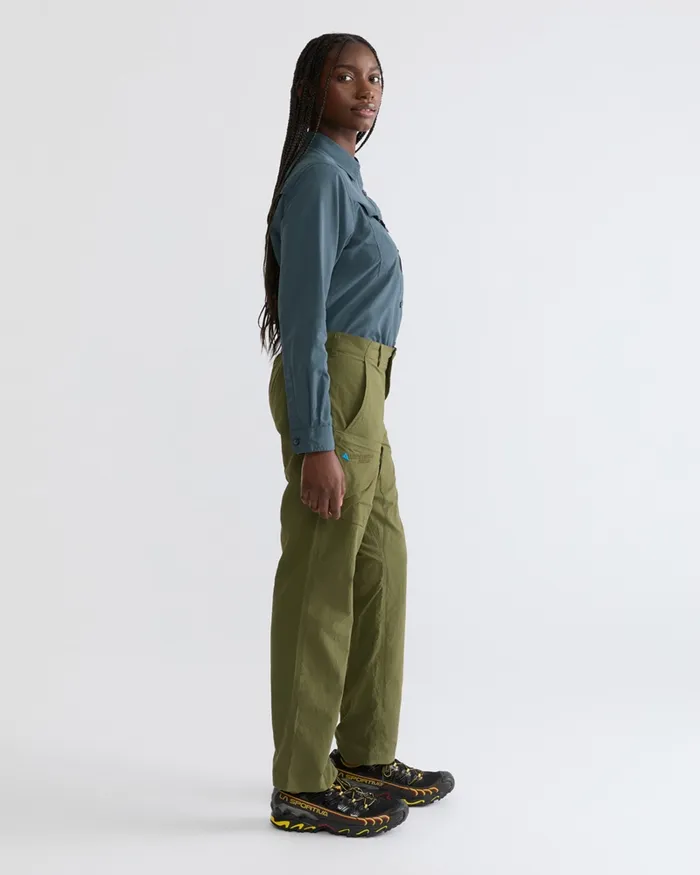 Alfhild Levitend Pants Fern Green Women Klttermusen Pants