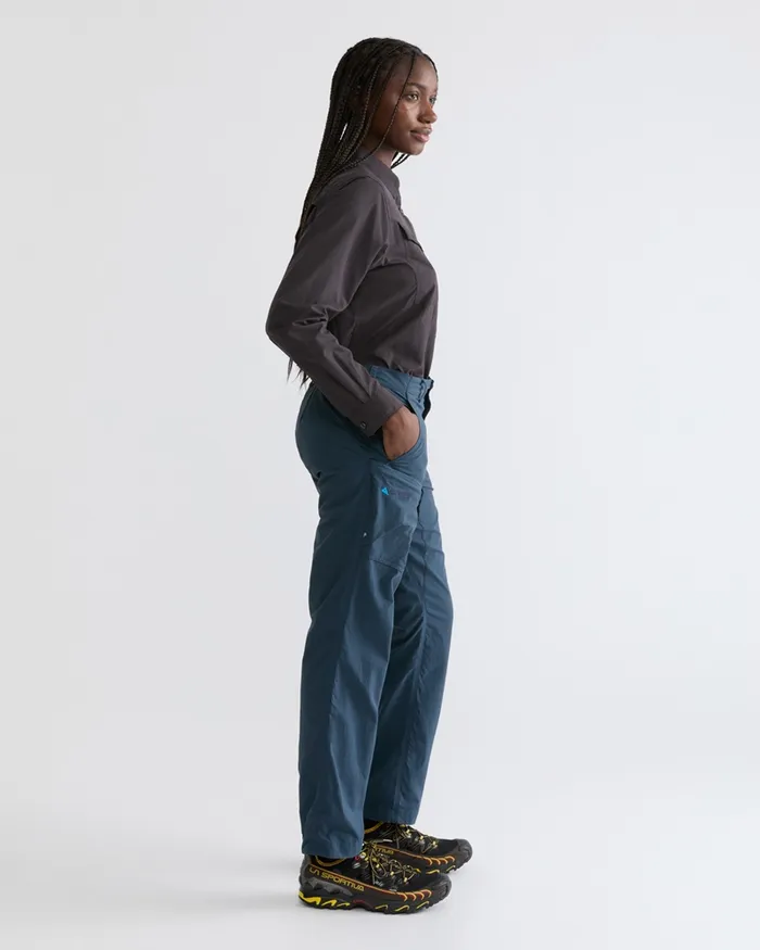 Alfhild Levitend Pants Midnight Blue Women Klttermusen Pants
