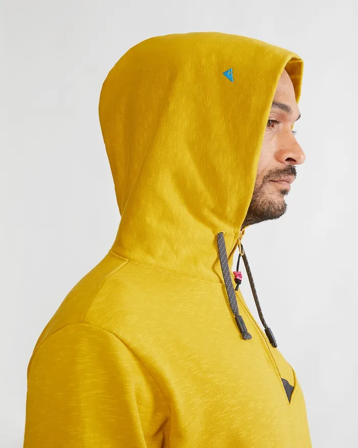 Alfsol Half Zip Hoodie Britta Britta MarakattLabba Light Gold Men Klttermusen Fleeces and Sweaters