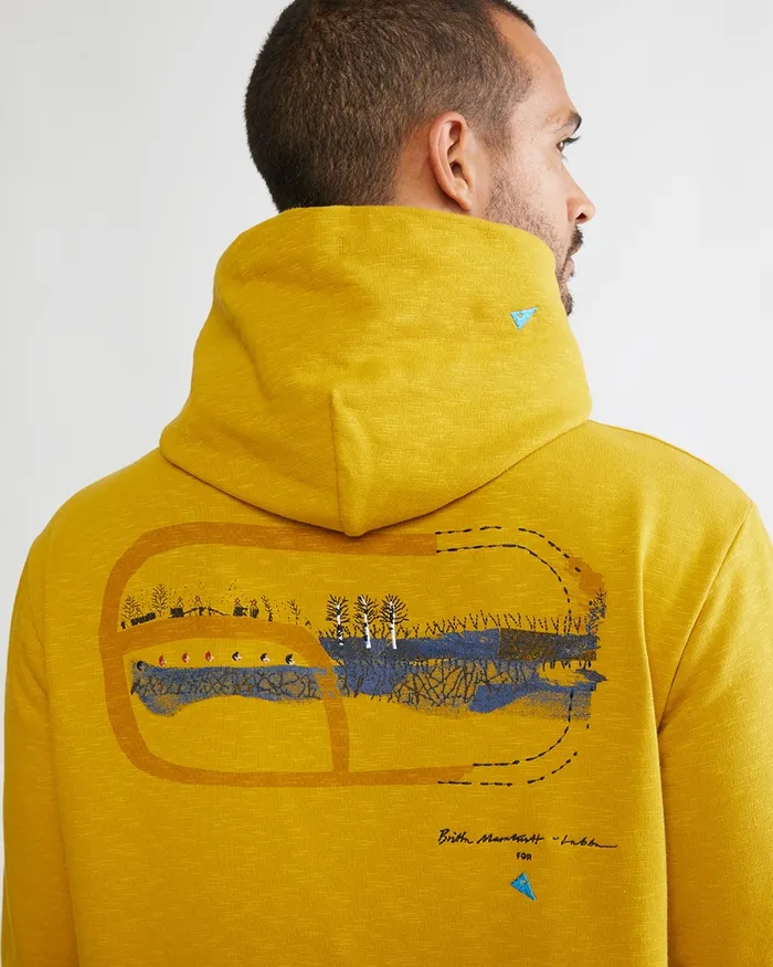Alfsol Half Zip Hoodie Britta Britta MarakattLabba Light Gold Men Klttermusen Fleeces and Sweaters