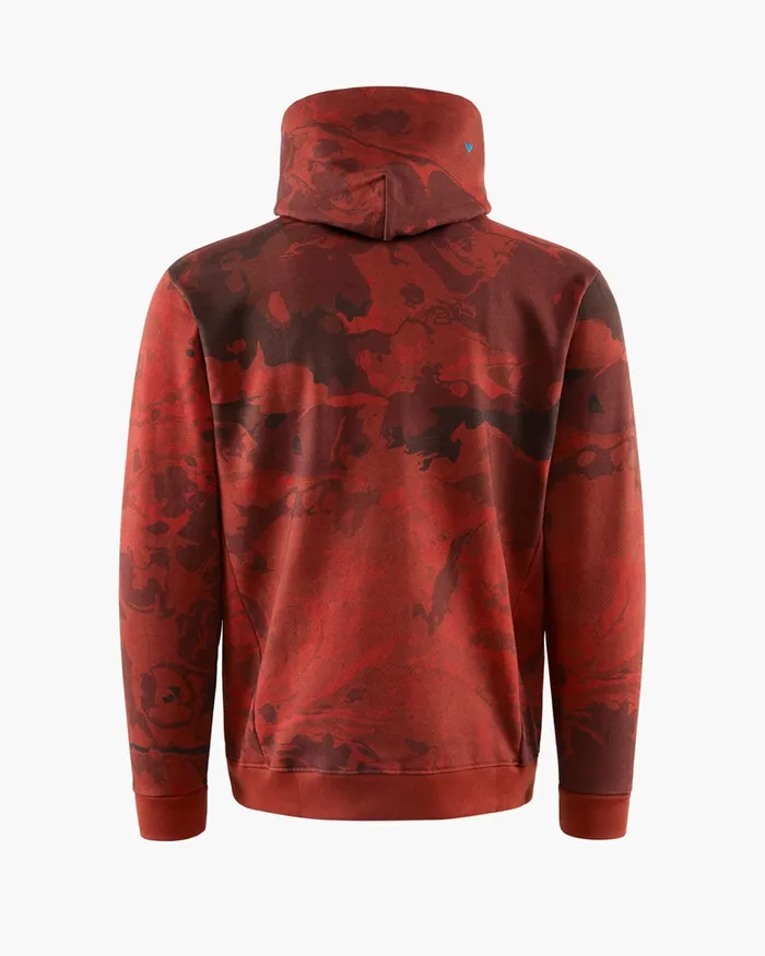 Alfsol HalfZip Hoodie Off The Mountain Hypoxic Red Rose Men Klttermusen Fleeces and Sweaters
