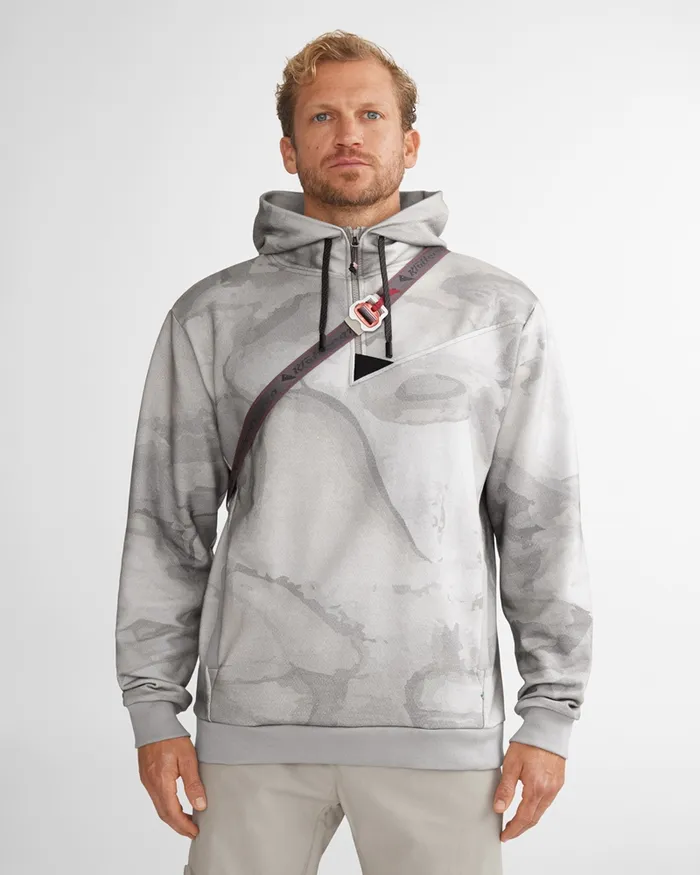 Alfsol HalfZip Hoodie Off The Mountain Hypoxic Red Rose Men Klttermusen Fleeces and Sweaters