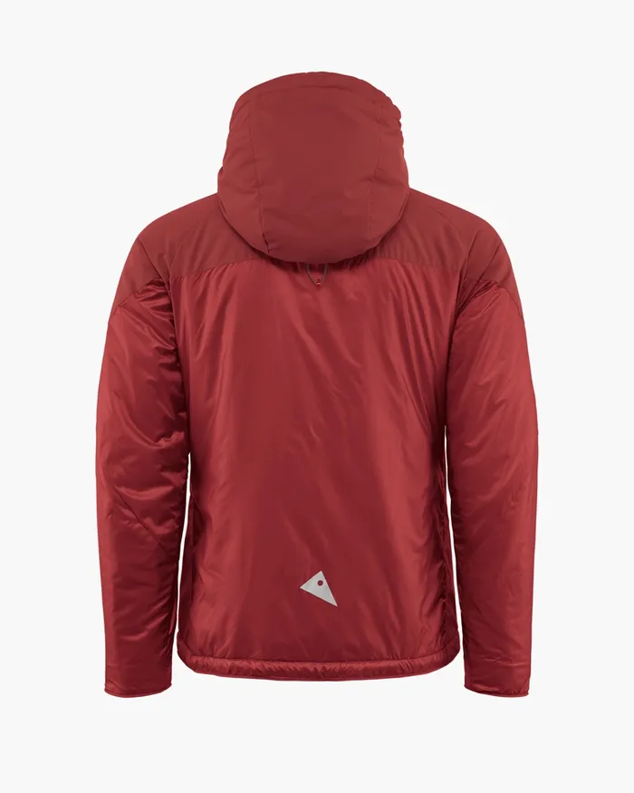 Alv Primaloft Hooded Jacket Rose Red Men Klttermusen Down and Insulated Jackets