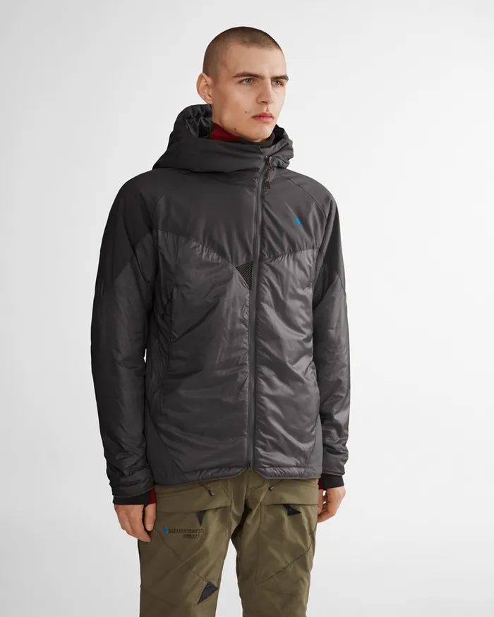 Alv Primaloft Hooded Jacket Rose Red Men Klttermusen Down and Insulated Jackets