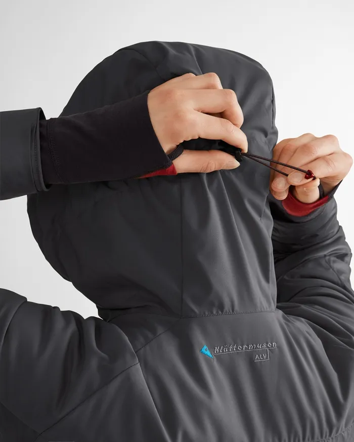 Alv Primaloft Hooded Jacket Rose Red Men Klttermusen Down and Insulated Jackets