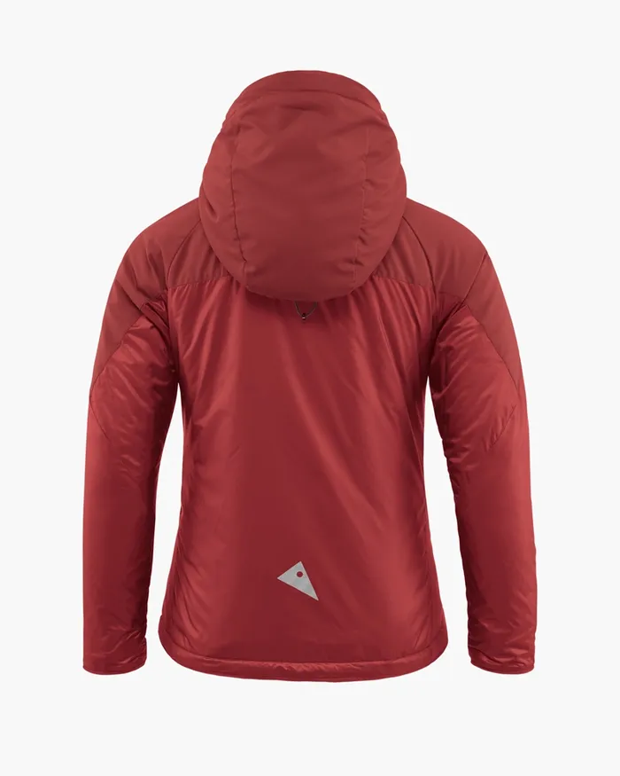 Alv Primaloft Hooded Jacket Rose Red Women Klttermusen Down and Insulated Jackets