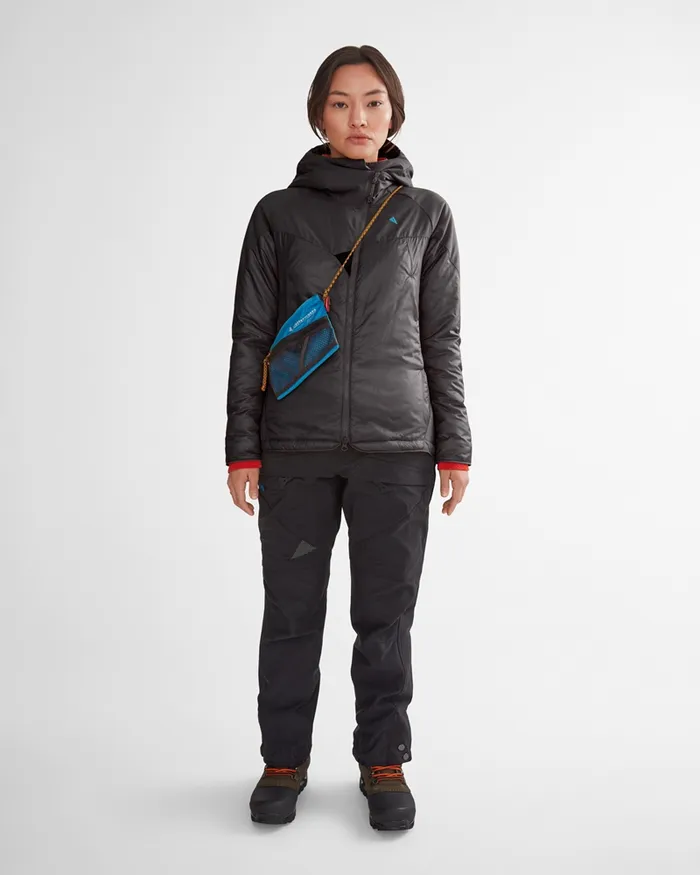 Alv Primaloft Hooded Jacket Rose Red Women Klttermusen Down and Insulated Jackets