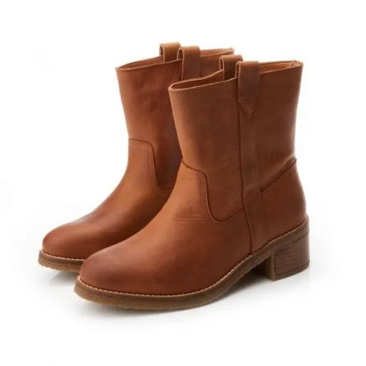 Ambrose Taupe Leather Women Moda In Pelle Leather Boots Ambrose Taupe Leather Women Moda In Pelle Leather Boots