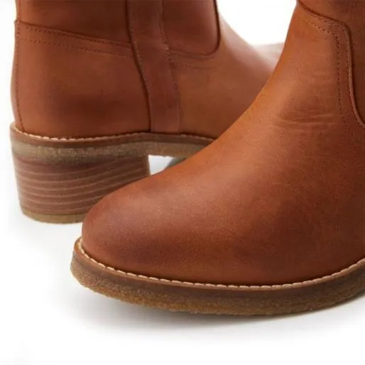 Ambrose Taupe Leather Women Moda In Pelle Leather Boots Ambrose Taupe Leather Women Moda In Pelle Leather Boots