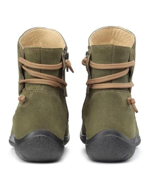Ankle Boots Women Hotter Topaz Boots Khaki