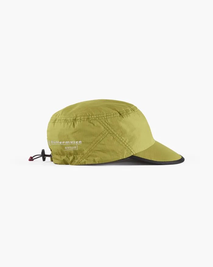 Ansur Katla Cotton Cap Meadow Green MenWomen Klttermusen Hats and Caps
