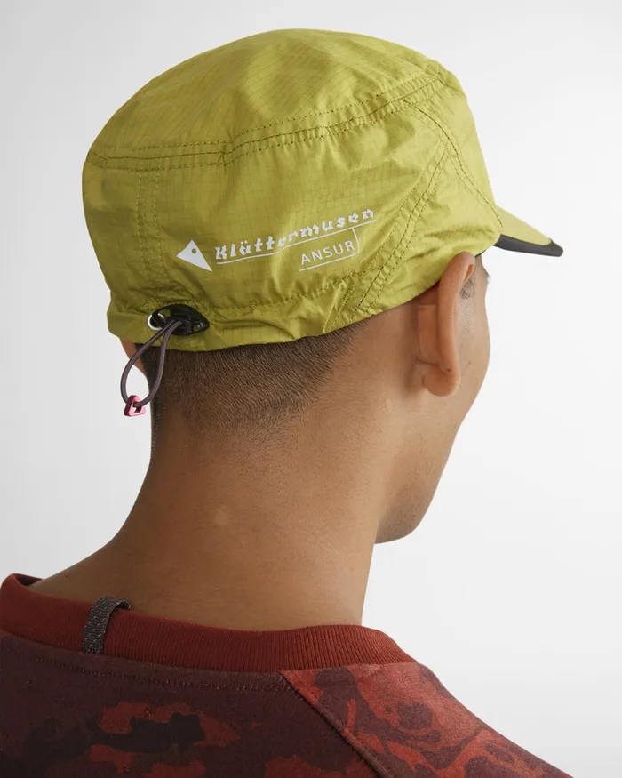 Ansur Katla Cotton Cap Meadow Green MenWomen Klttermusen Hats and Caps