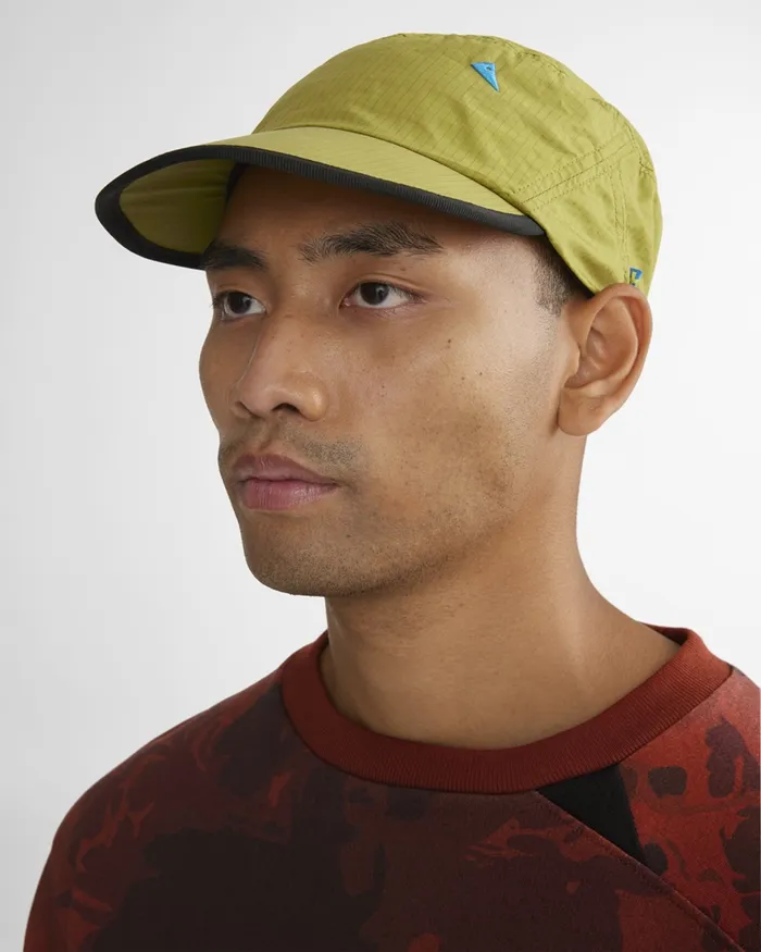Ansur Katla Cotton Cap Meadow Green MenWomen Klttermusen Hats and Caps