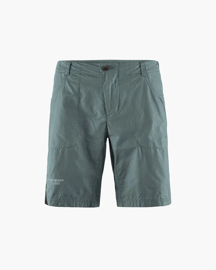 Ansur Katla Cotton Shorts Stone Blue Men Klttermusen Shorts