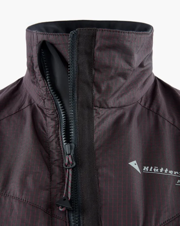 Ansur Windproof Jacket Raven Black Men Klttermusen Wind Resistant Jackets