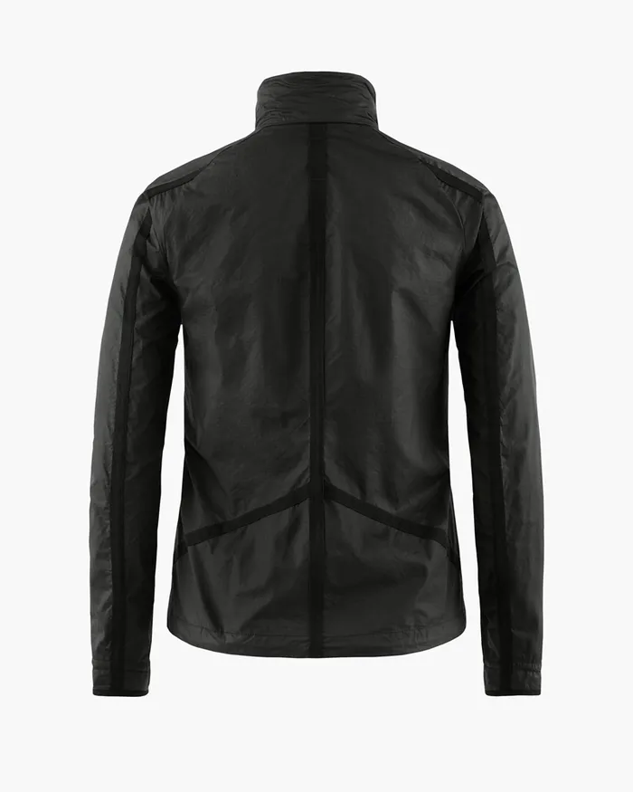 Ansur Windproof Jacket Raven Black Women Klttermusen Wind Resistant Jackets