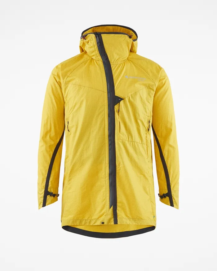 Ansur Windproof Parka Sulphur Raven Men Klttermusen Wind Resistant Jackets