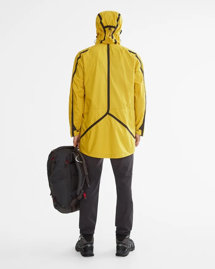 Ansur Windproof Parka Sulphur Raven Men Klttermusen Wind Resistant Jackets