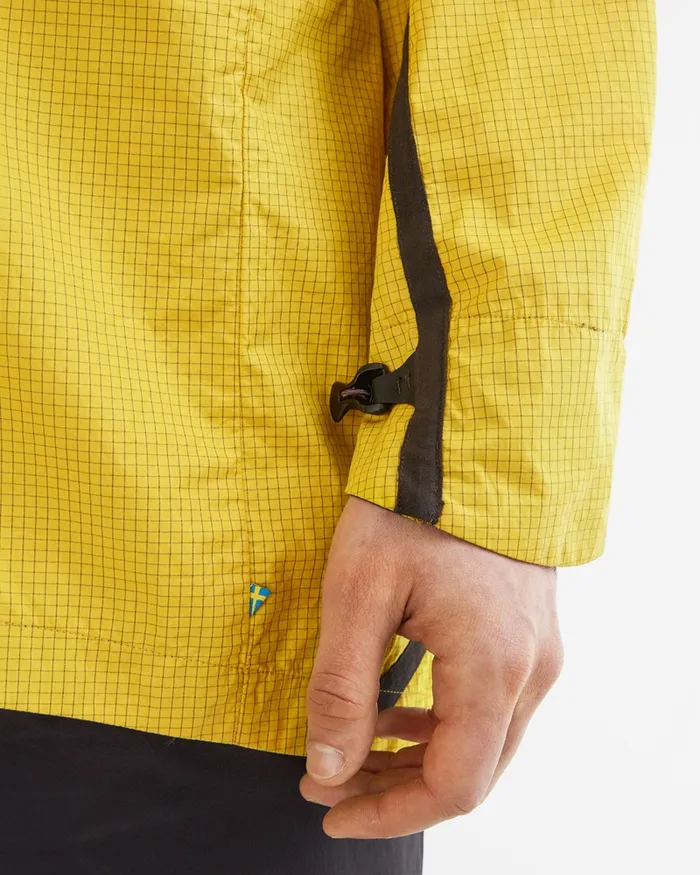 Ansur Windproof Parka Sulphur Raven Men Klttermusen Wind Resistant Jackets