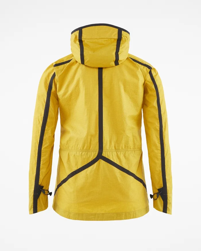 Ansur Windproof Parka Sulphur Raven Women Klttermusen Wind Resistant Jackets