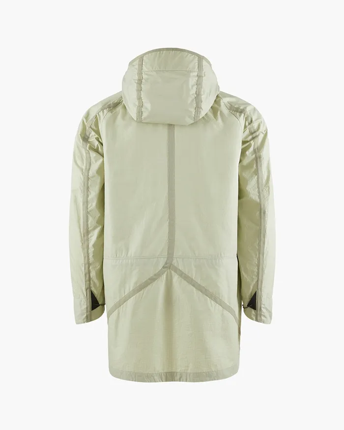 Ansur Windproof Parka Swamp Greensilver Green Men Klttermusen Wind Resistant Jackets