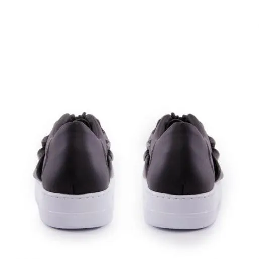 Arrington Black Porvair Women Moda In Pelle Casual Shoes And Trainers Arrington Black Porvair Women Moda In Pelle Casual Shoes And Trainers