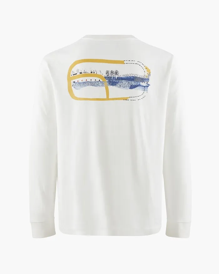 Ask LS Tee Britta Britta MarakattLabba Snow Men Klttermusen TShirts