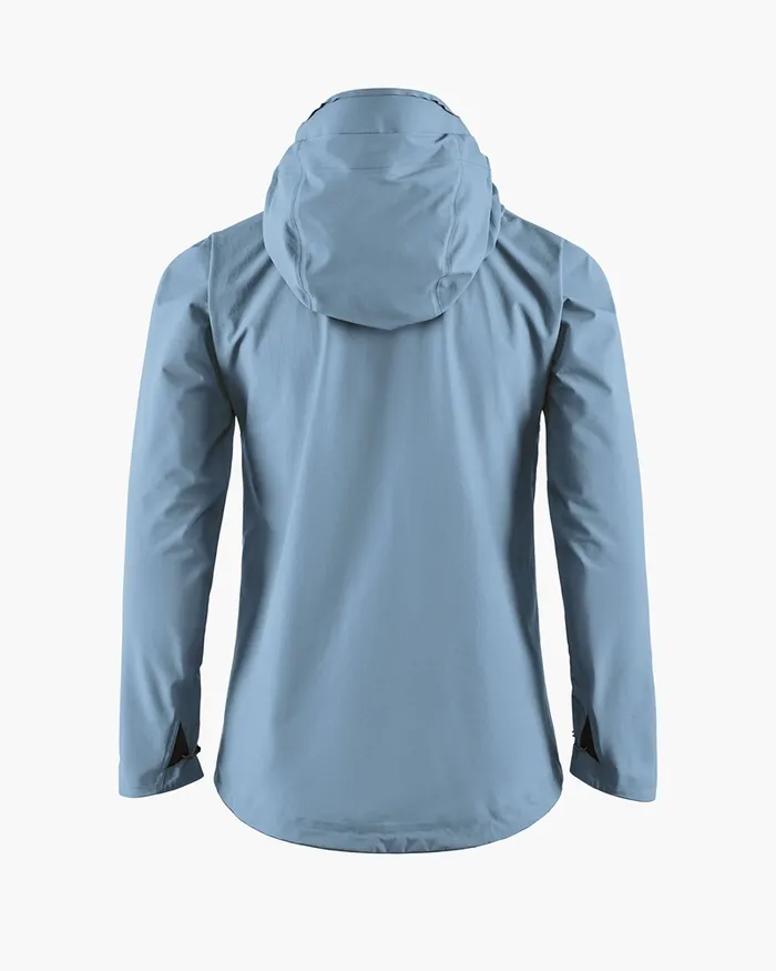 Asynja Lightweight Cutan Jacket Blue Granit Women Klttermusen Waterproof Jackets