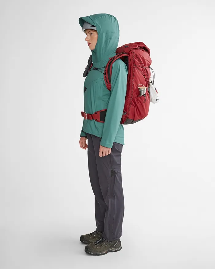 Asynja Lightweight Cutan Jacket Brush Green Women Klttermusen Waterproof Jackets