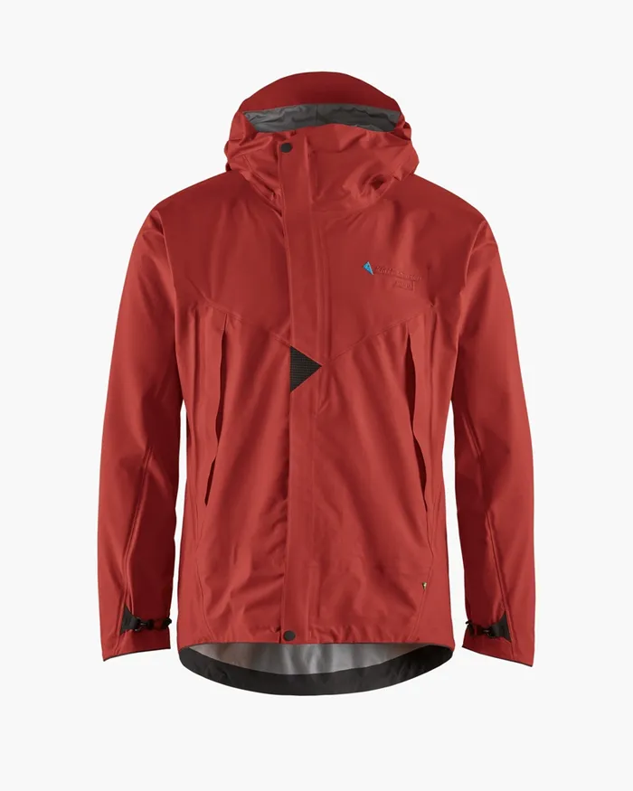 Asynja Lightweight CutanJacket Rose Red Men Klttermusen Waterproof Jackets