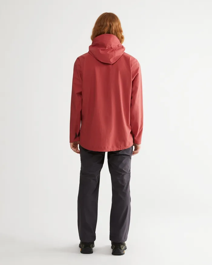 Asynja Lightweight CutanJacket Rose Red Men Klttermusen Waterproof Jackets