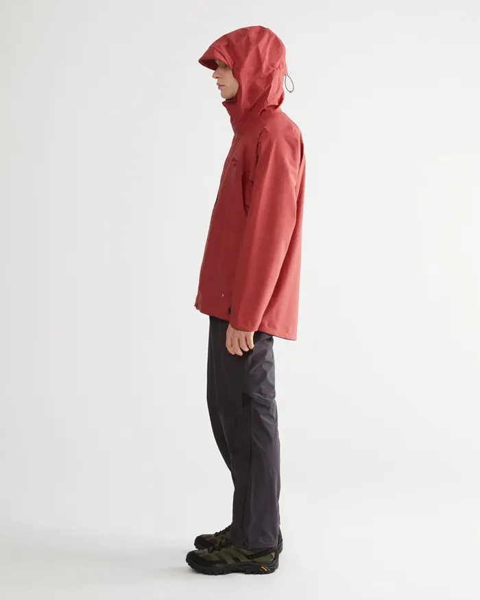 Asynja Lightweight CutanJacket Rose Red Men Klttermusen Waterproof Jackets