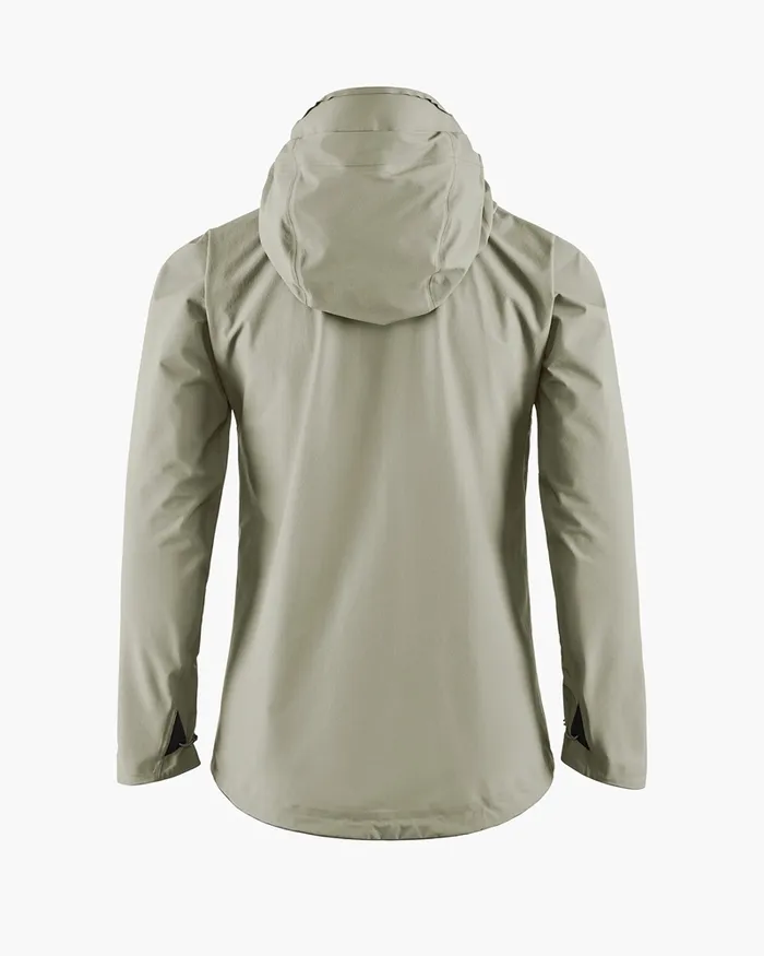 Asynja Lightweight Cutan Jacket Silver Green Women Klttermusen Waterproof Jackets