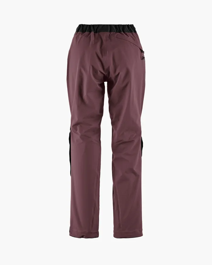 Asynja Lightweight Cutan Pants Amaranth Red Black Women Klttermusen Waterproof Pants