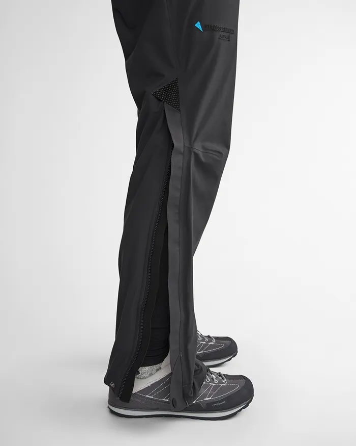 Asynja Lightweight Cutan Pants Amaranth Red Black Women Klttermusen Waterproof Pants