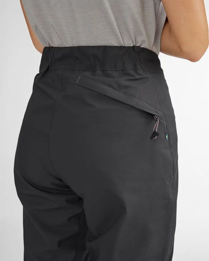Asynja Lightweight Cutan Pants Amaranth Red Black Women Klttermusen Waterproof Pants