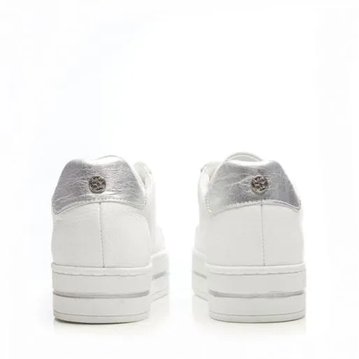 Athalie White Leather Women Moda In Pelle SlipOn Trainers Athalie White Leather Women Moda In Pelle SlipOn Trainers