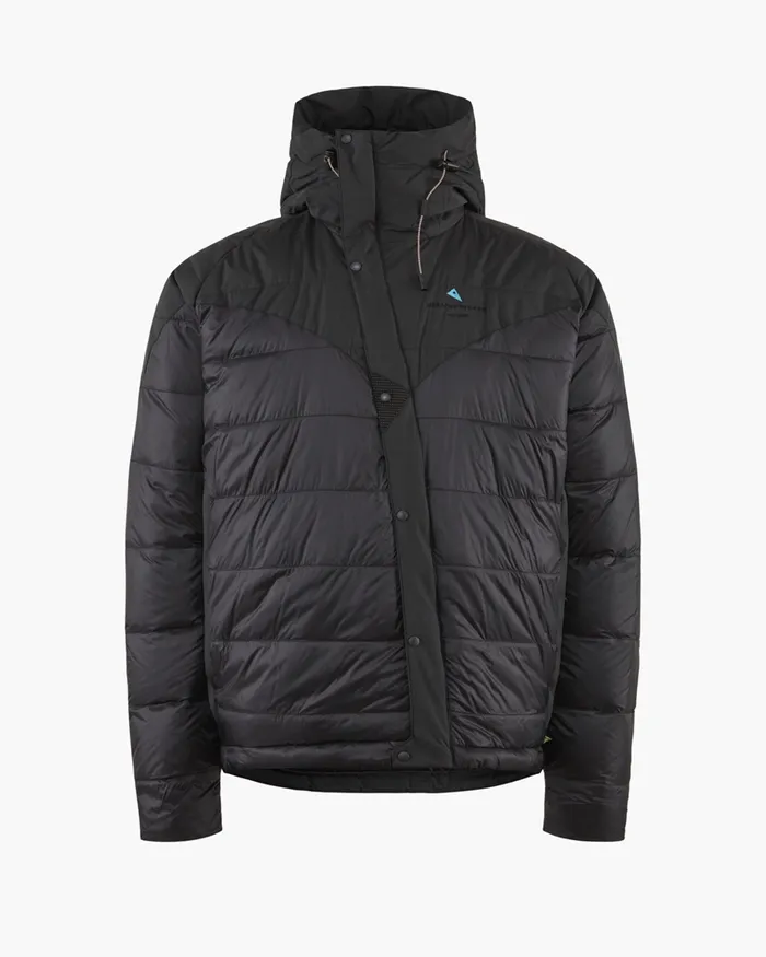 Atle 20 37 Levitend Down Hood Jacket Pitch Black Men Klttermusen Down and Insulated Jackets