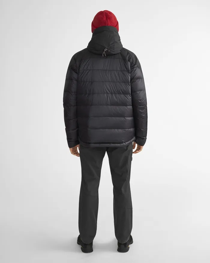 Atle 20 37 Levitend Down Hood Jacket Pitch Black Men Klttermusen Down and Insulated Jackets