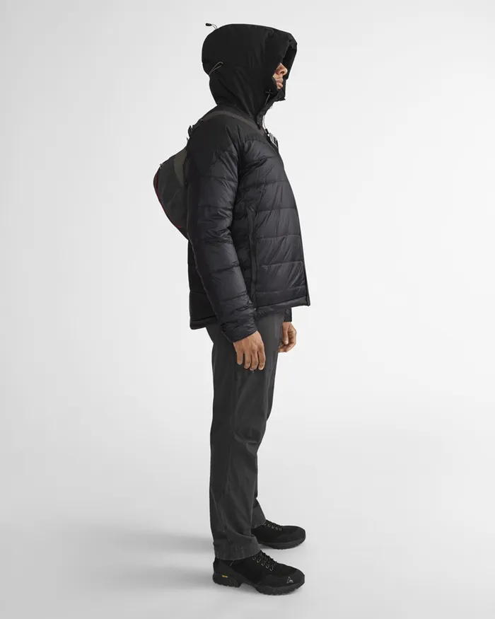 Atle 20 37 Levitend Down Hood Jacket Pitch Black Men Klttermusen Down and Insulated Jackets