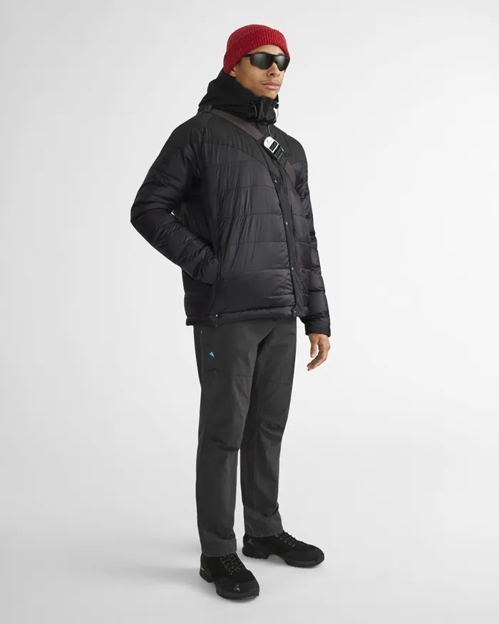 Atle 20 37 Levitend Down Hood Jacket Pitch Black Men Klttermusen Down and Insulated Jackets