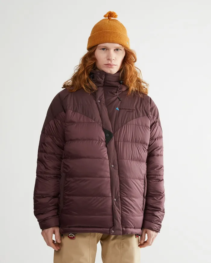 Atle 30 Midweight Midweight Down Jacket Amaranth Red Men Klttermusen Down and Insulated Jackets Atle 30 Midweight Midweight Down Jacket Amaranth Red Men Klttermusen Down and Insulated Jackets